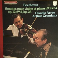 Philips : Arrau - Beethoven Violin Sonatas 2 & 4